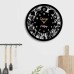 İsimli Dekoratif Mutfak Duvar Saati
