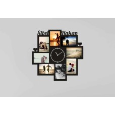 Kişiye Özel Saatli Fotoğraf Çerçevesi