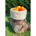 Yuvarlak Rattan Sepet 21*9cm
